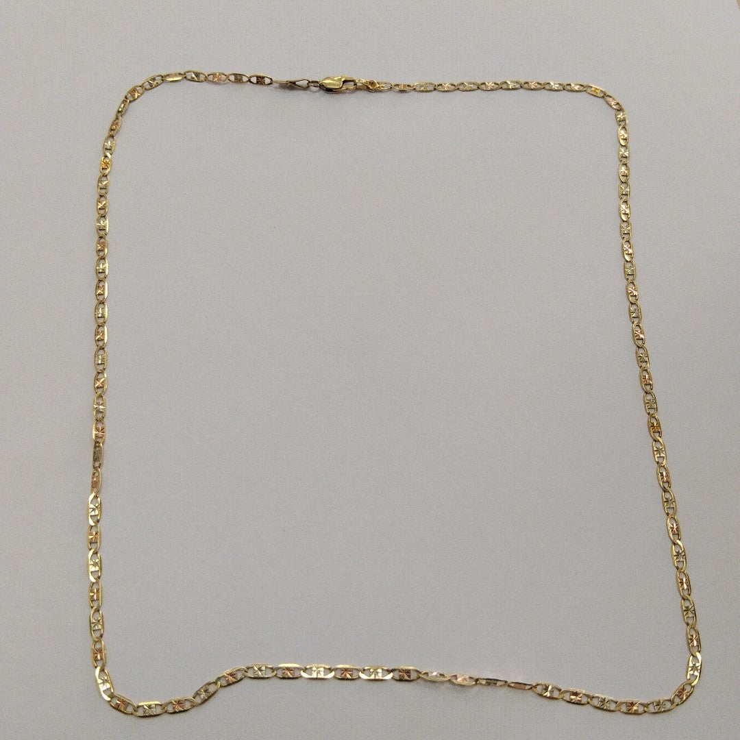 CADENA ORO, ORO COMBINADO 10 K 4.7 GRMS (SEMINUEVO)
