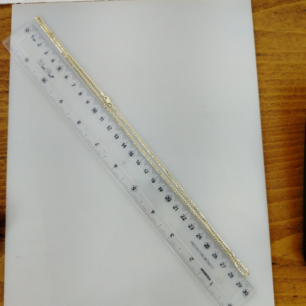 CADENA BARBADA 14K 60 CM 5.9 GR (NUEVO)