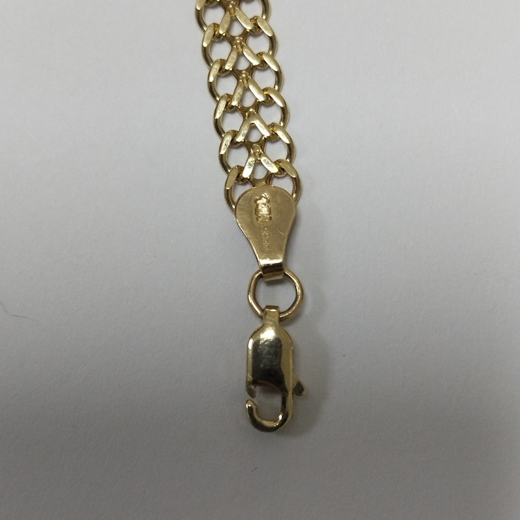 PULSERA ESCLAVA CHINO 14K 21 CM 9.7 GR (NUEVO)