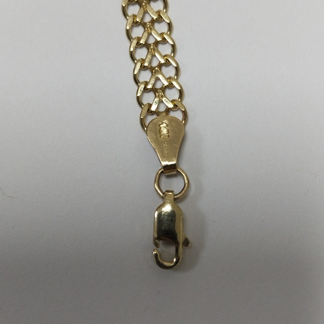 PULSERA ESCLAVA CHINO 14K 21 CM 9.7 GR (NUEVO)