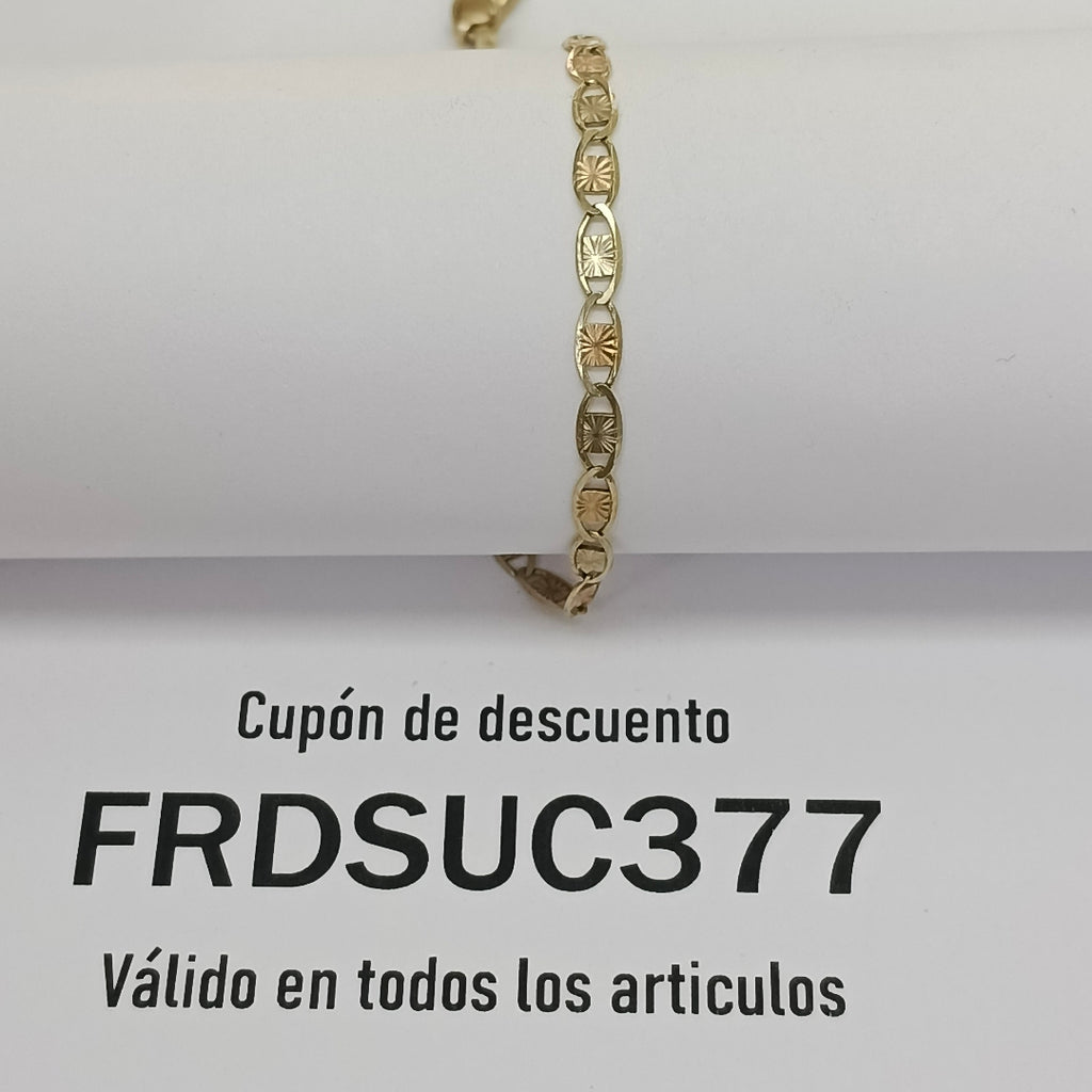 PULSERA ORO 14 K 2.8 GRMS (SEMINUEVO)