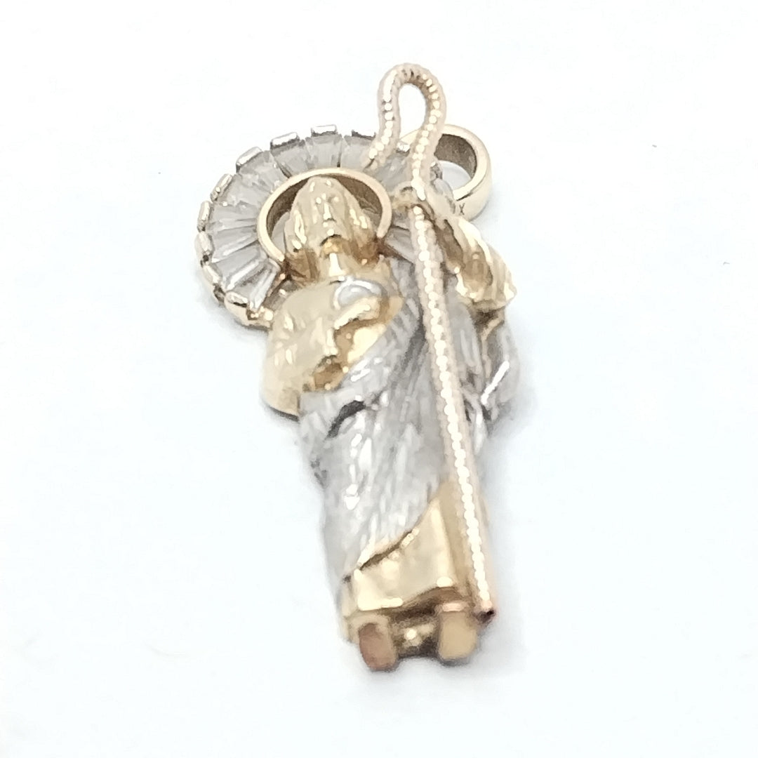 DIJE ORO COMBINADO 14 K 4,70 GRMS (SEMINUEVO)
