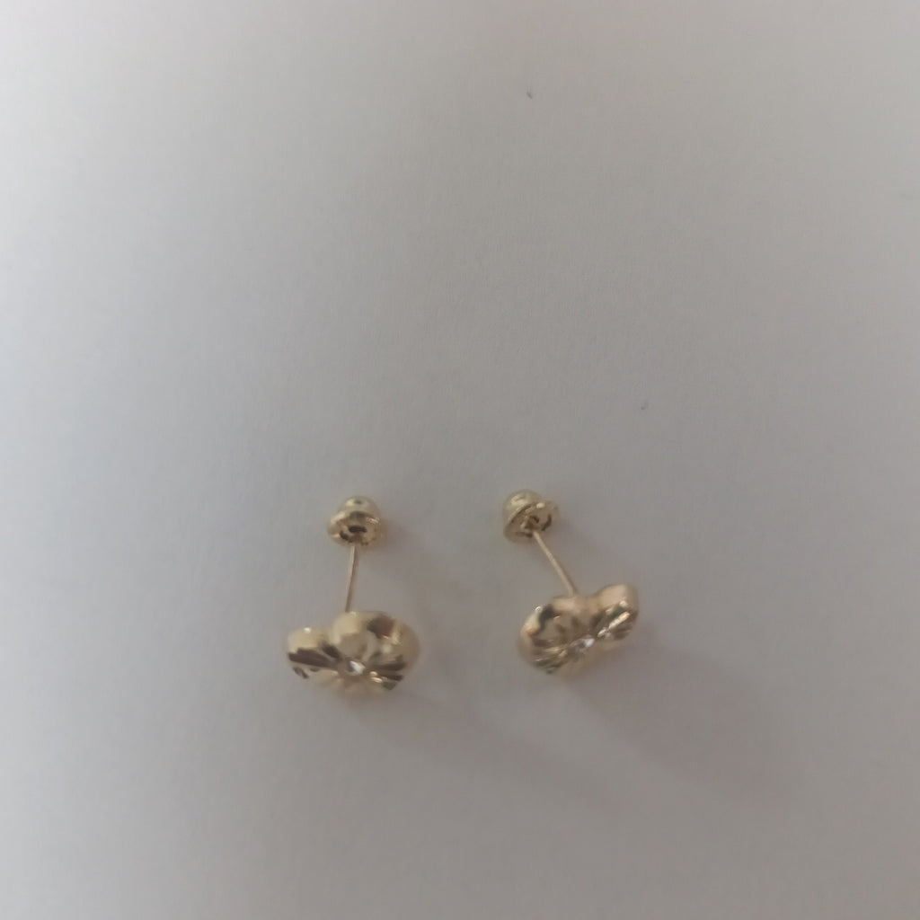 BROQUELES BROQUEL FIG CORAZON C CIRCONIA 14K 0.2603 GR (NUEVO)