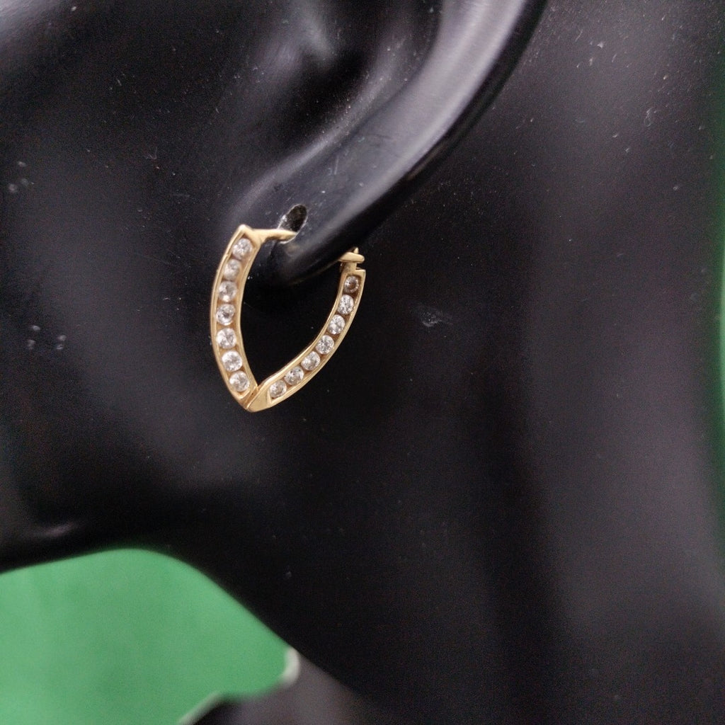 ARRACADAS PAR ORO 14 K 2,00 GRMS (SEMINUEVO)