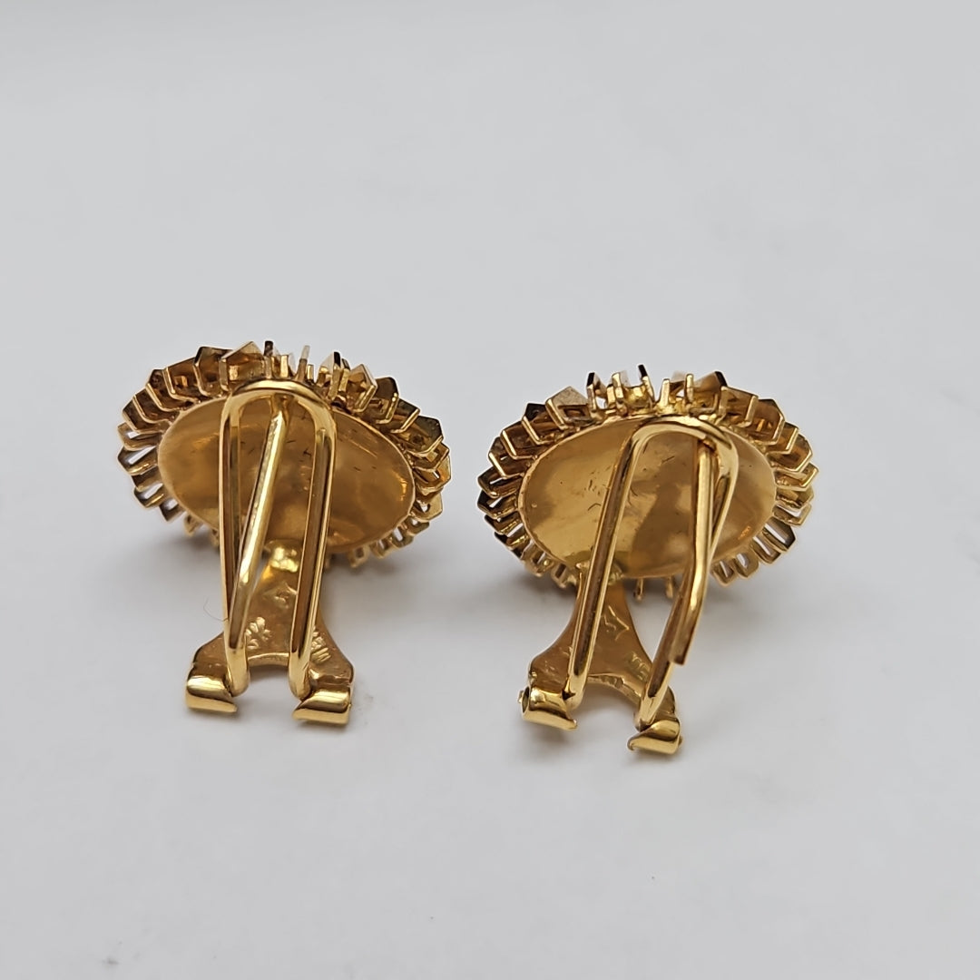 ARETES PAR ORO 18 K 8.1 GRMS (SEMINUEVO)
