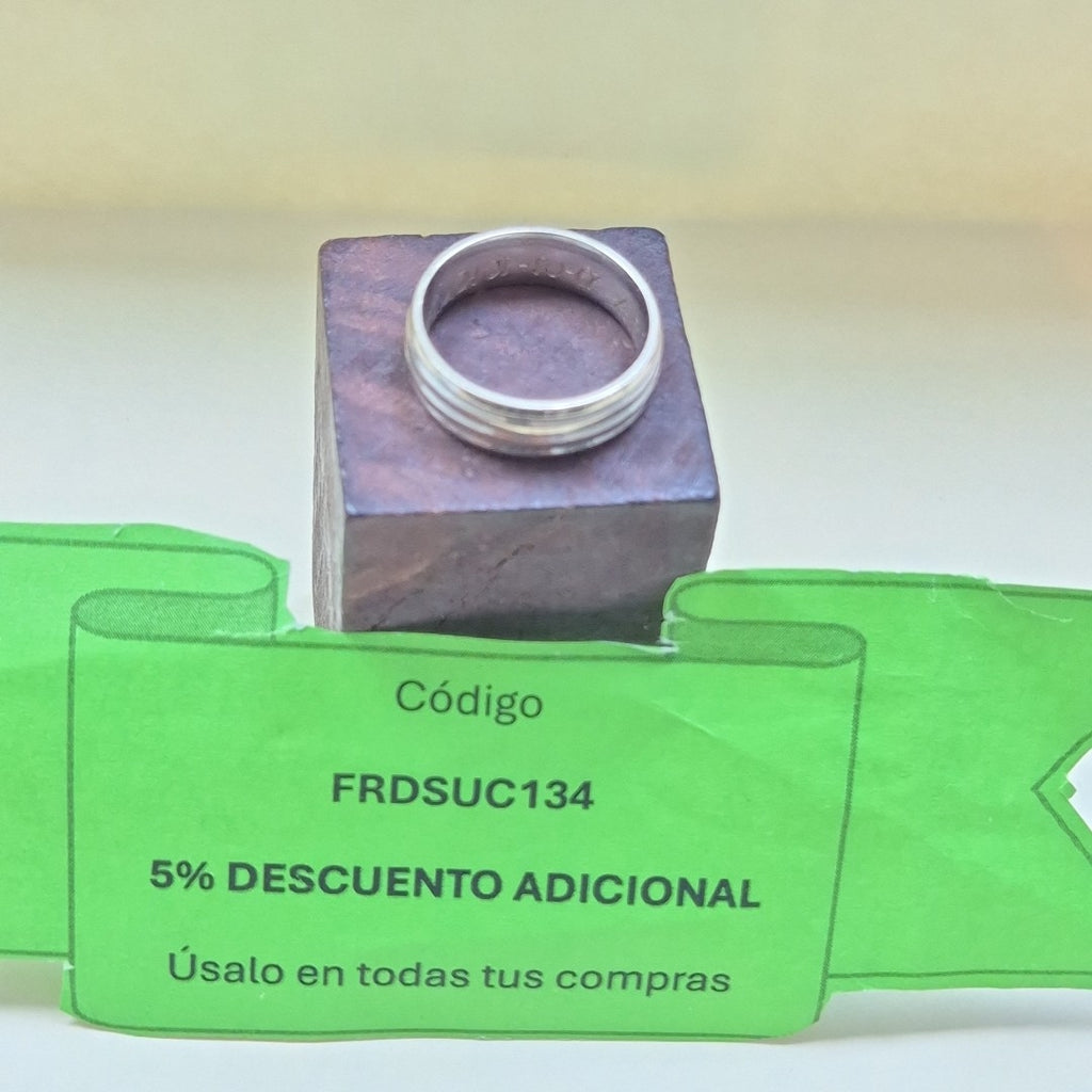 ARGOLLA ORO 14 K 6.9 GRMS (SEMINUEVO)