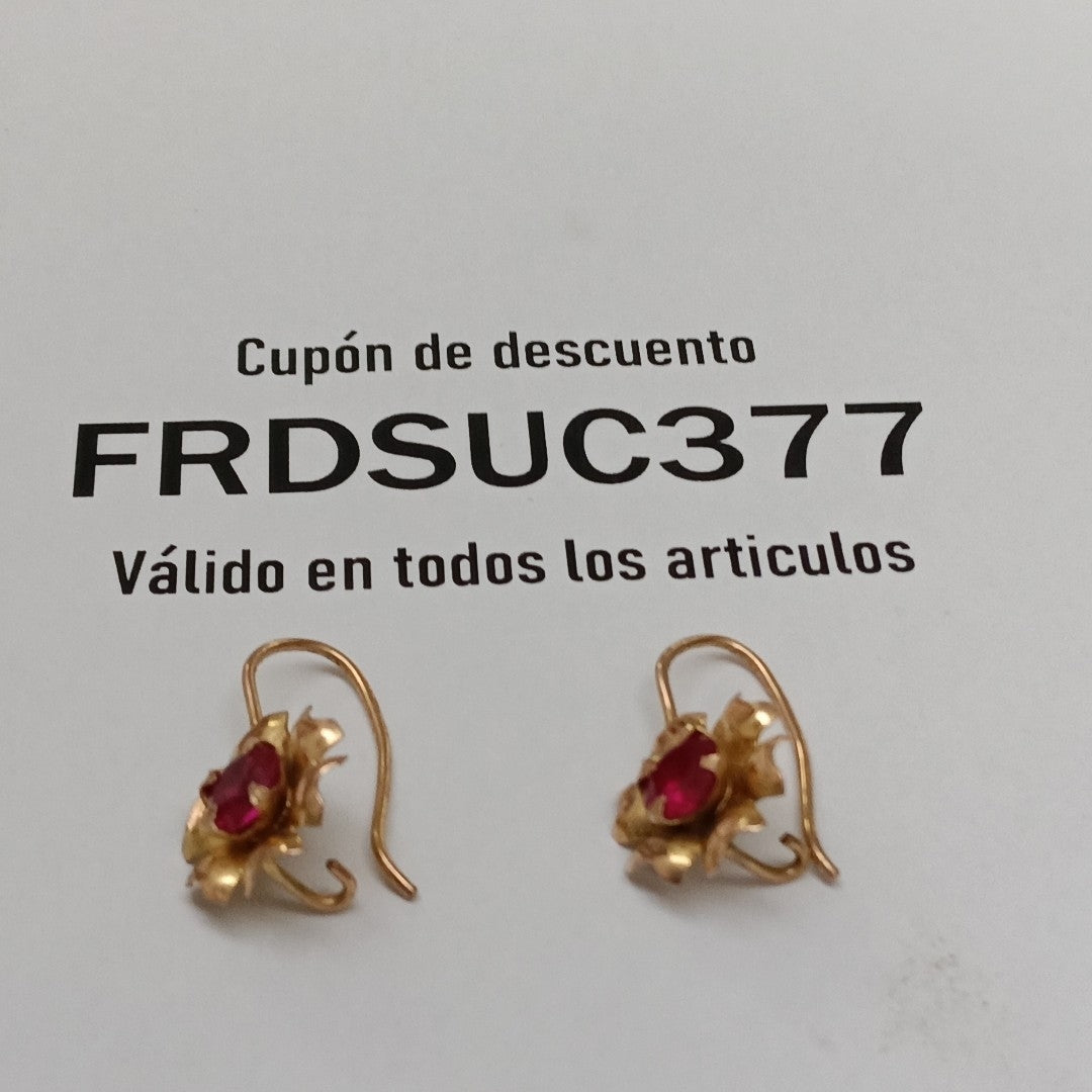 ARETES PAR ORO 8 K 2.4 GRMS (SEMINUEVO)