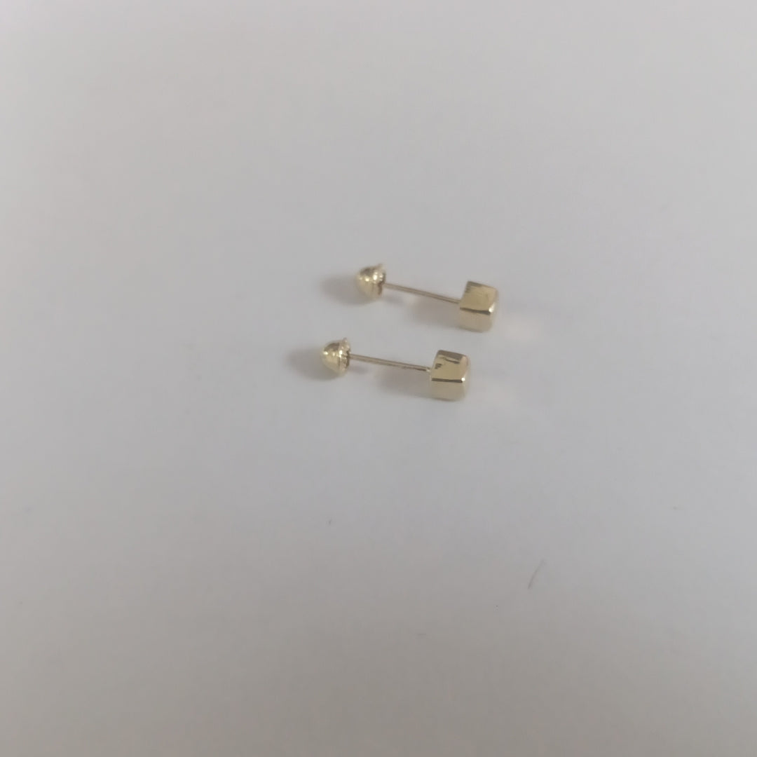 BROQUELES BROQUEL FIG CUBO 14K 0.203 GR (NUEVO)