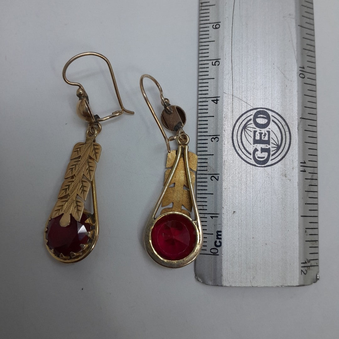 ARETES PAR ORO 8 K 8,20 GRMS (SEMINUEVO)