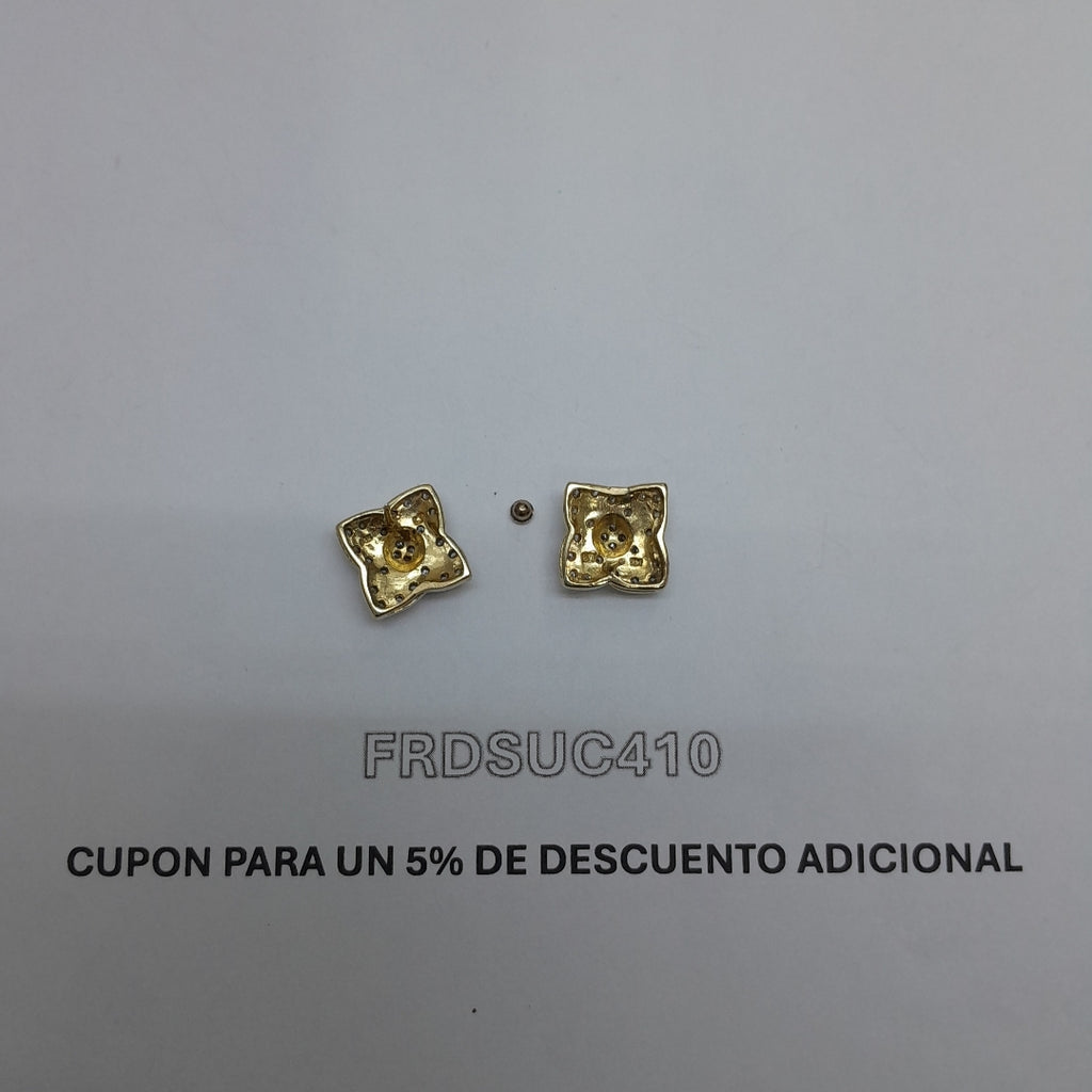 BROQUELES PAR ORO 14 K 6.2 GRMS (SEMINUEVO)
