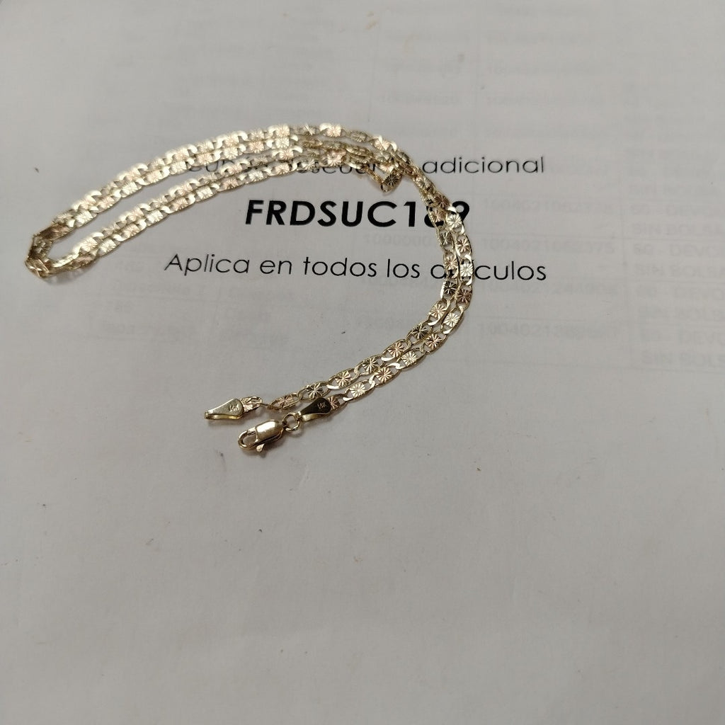 CADENA GUCHI 14K 60 CM 7.9 GR (NUEVO)