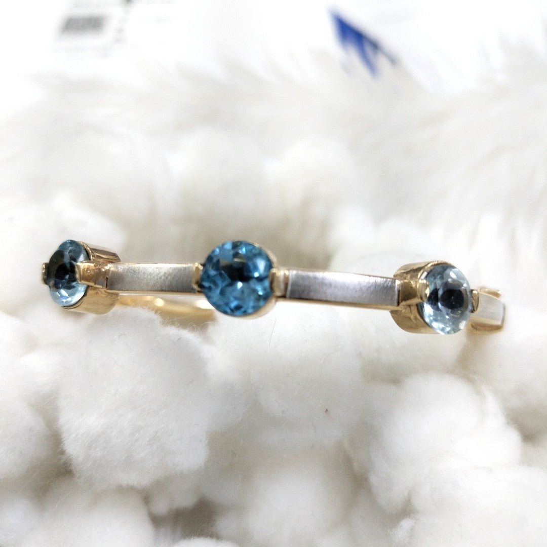 PULSERA RIGIDA ORO 14 K 14.1 GRMS (SEMINUEVO)