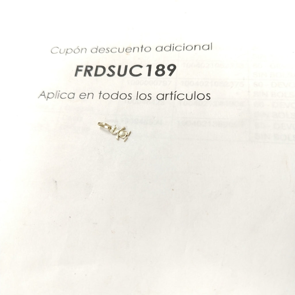 DIJE NIÑO 10K 0.3 GR (NUEVO)