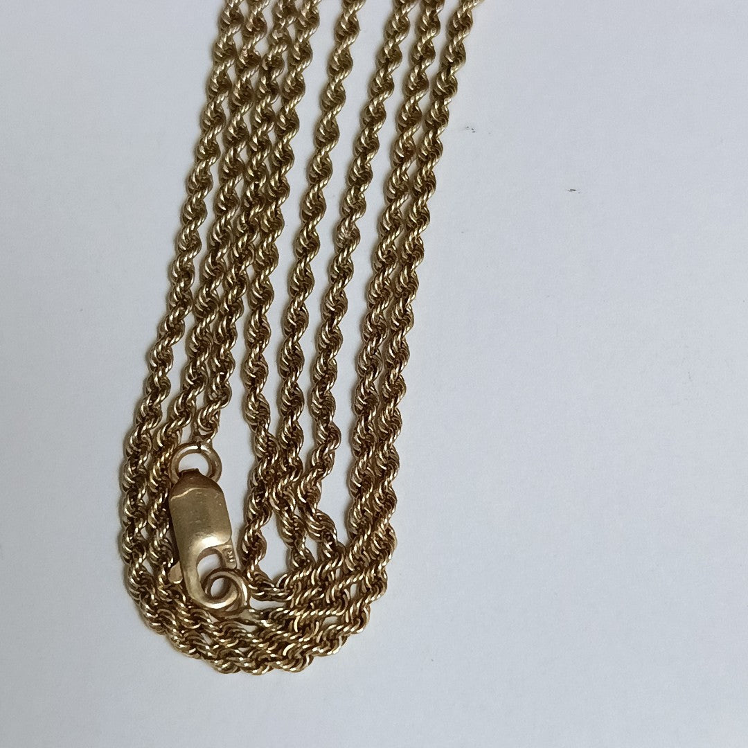 CADENA ORO 14 K 7,70 GRMS (SEMINUEVO)