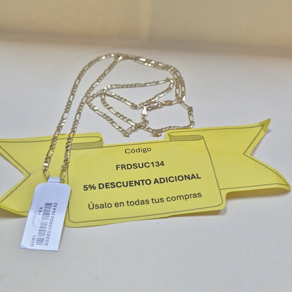 CADENA 3X1 14K 60 CM 5.4 GR (NUEVO)
