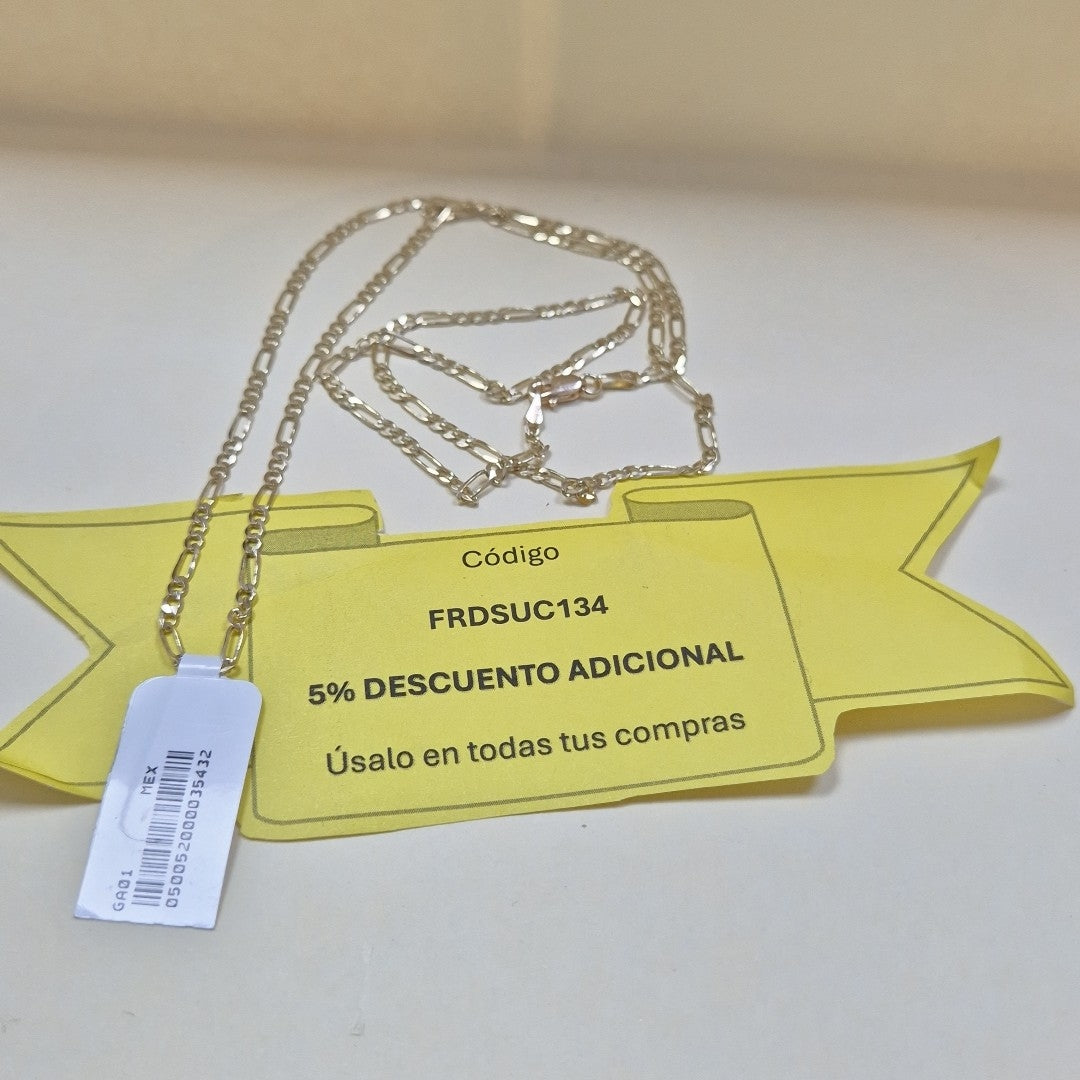 CADENA 3X1 14K 60 CM 5.4 GR (NUEVO)