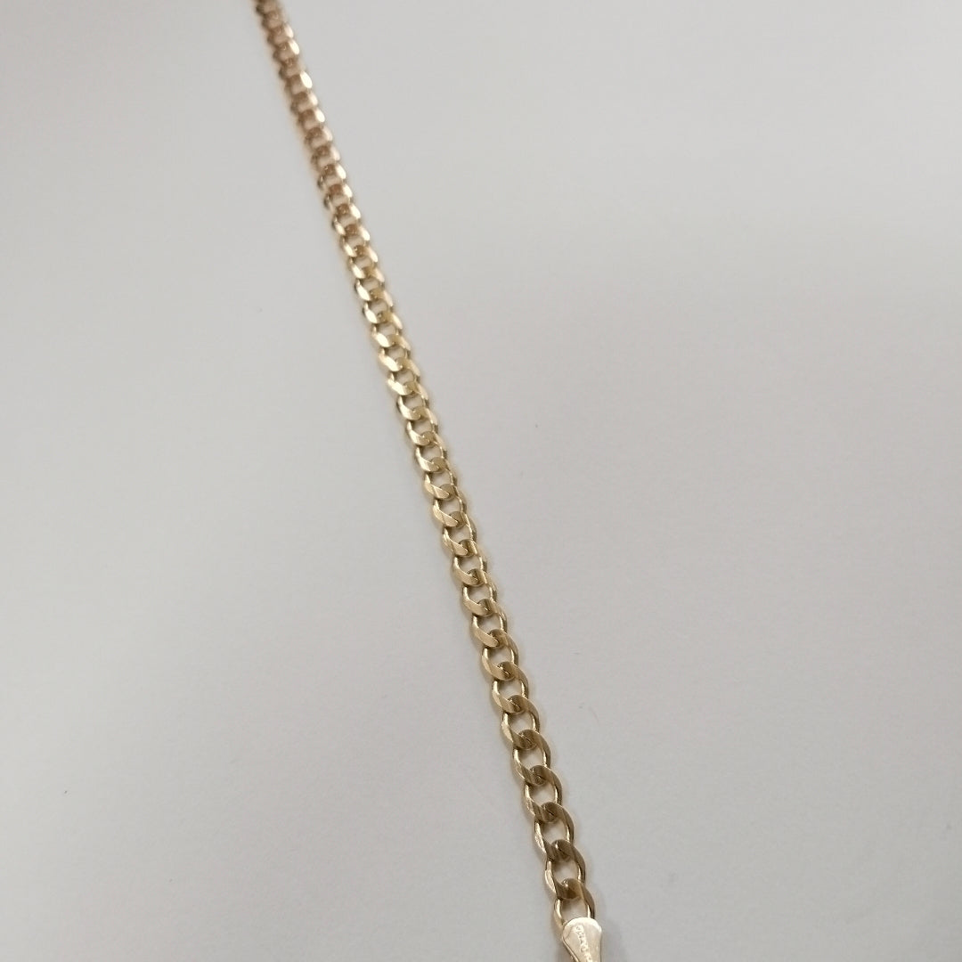 PULSERA BARBADA 14K 21 CM 5 GR (NUEVO)