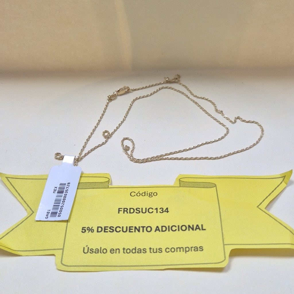 CADENA TORZAL 14K 55 CM 2.9 GR (NUEVO)
