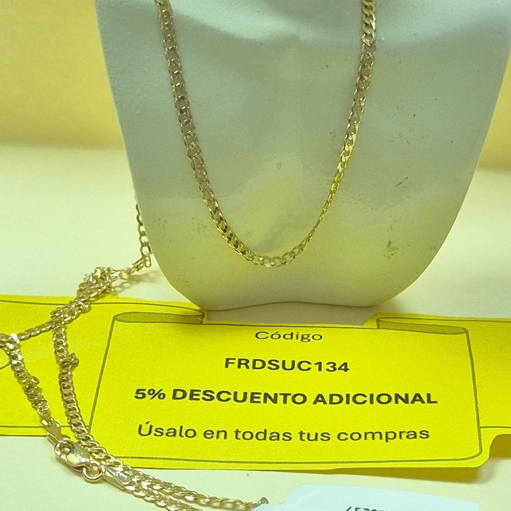 CADENA BARBADA 14K 55 CM 5.1 GR (NUEVO)
