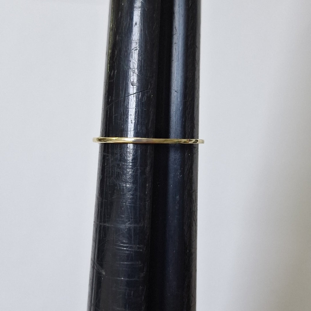 ANILLOS TEJIDO ANILLITO C CIRCONIAS Y PIEDRA VERDE 14K 7 1.2 GR (NUEVO)