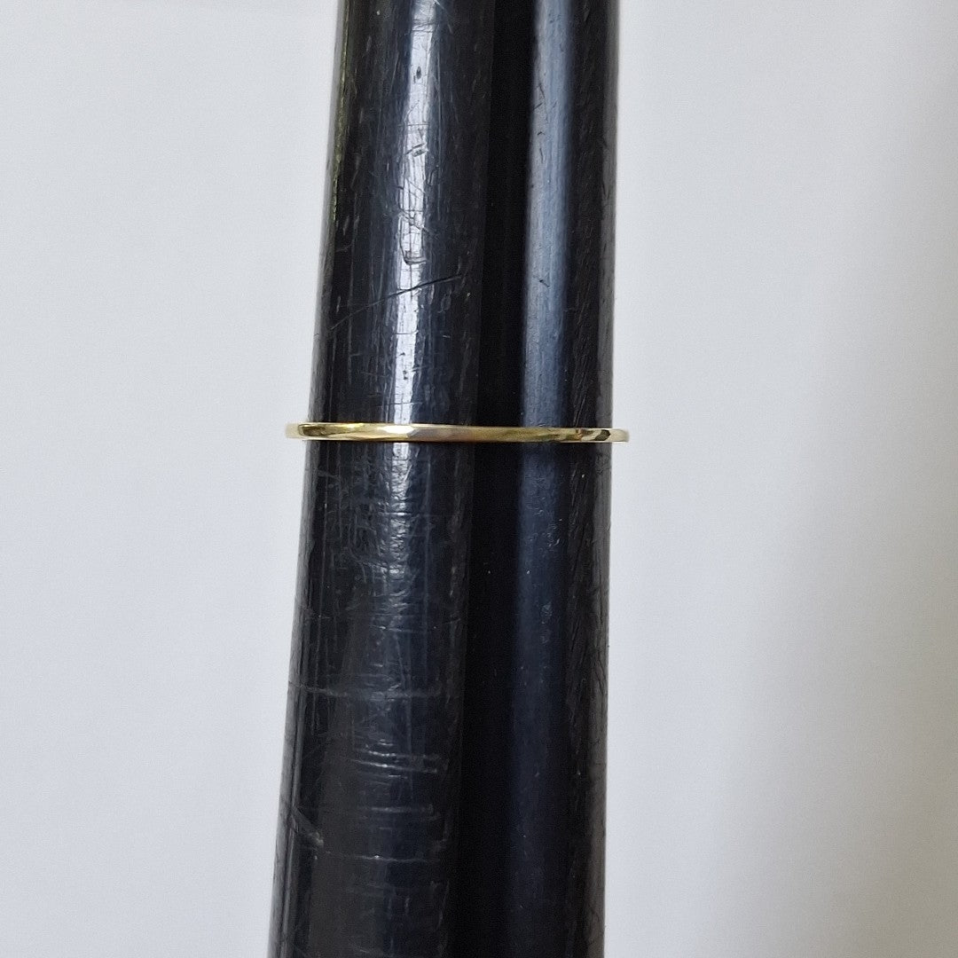 ANILLOS TEJIDO ANILLITO C CIRCONIAS Y PIEDRA VERDE 14K 7 1.2 GR (NUEVO)