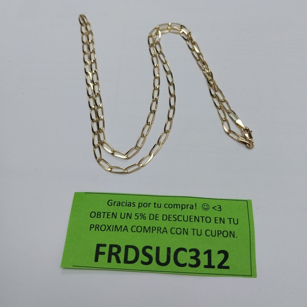 CADENA ESLABON 14K 55 CM 6.5 GR (NUEVO)