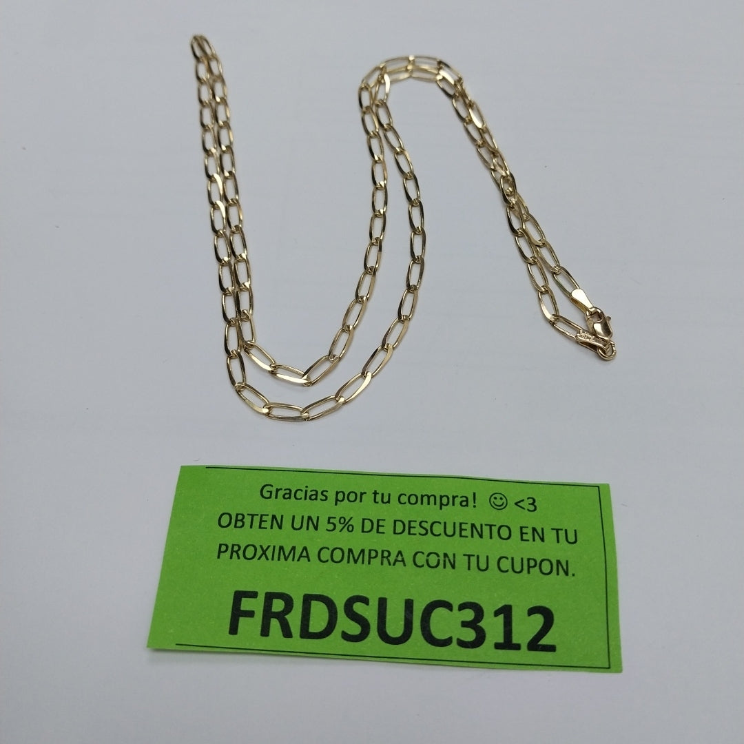 CADENA ESLABON 14K 55 CM 6.5 GR (NUEVO)
