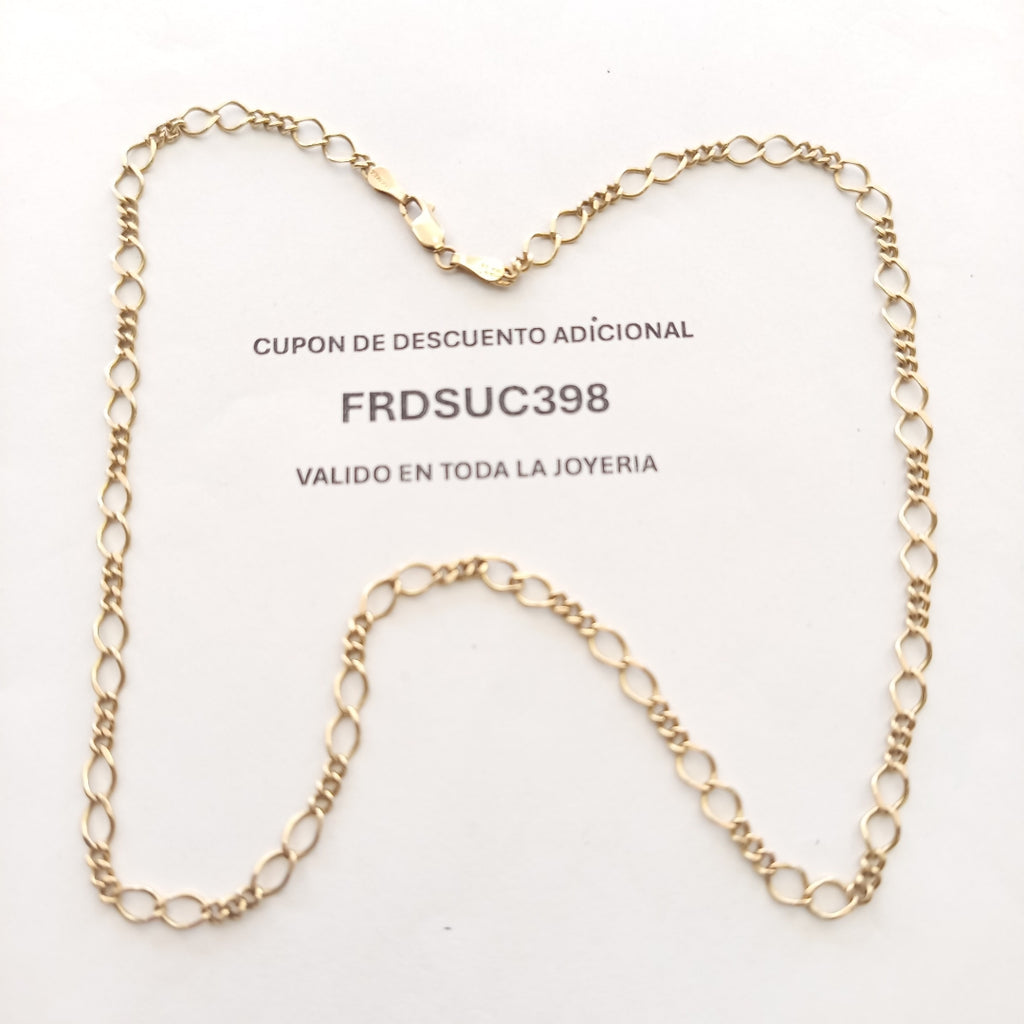 CADENA ORO 14 K 9,90 GRMS (SEMINUEVO)