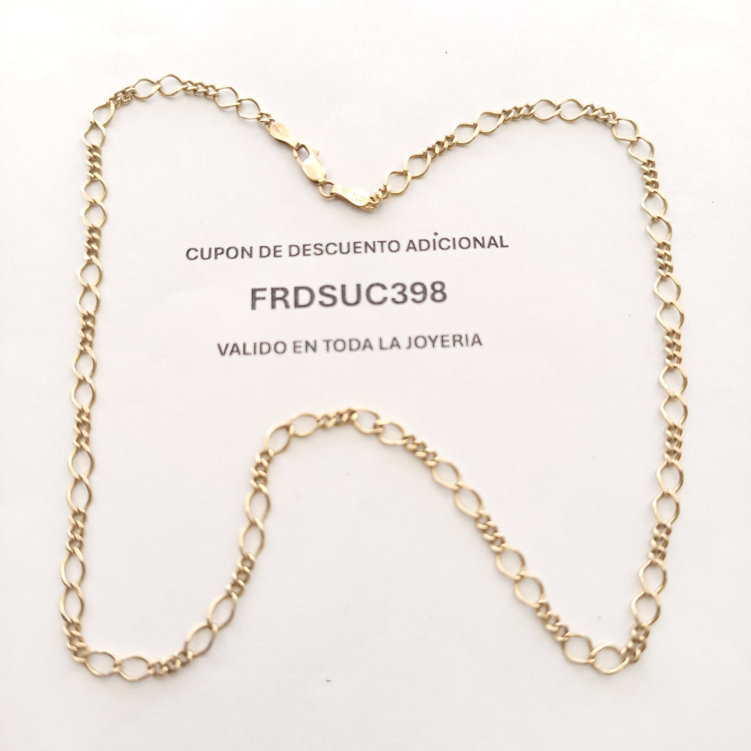 CADENA ORO 14 K 9,90 GRMS (SEMINUEVO)