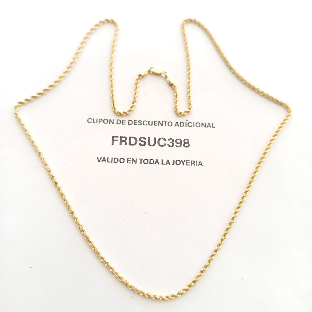 CADENA ORO 10 K 2.7 GRMS (SEMINUEVO)