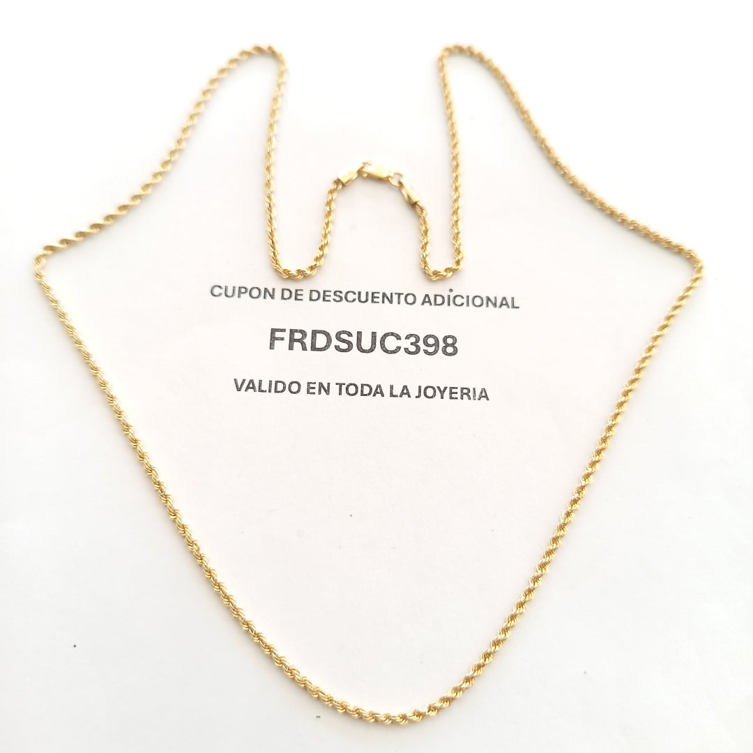 CADENA ORO 10 K 2.7 GRMS (SEMINUEVO)