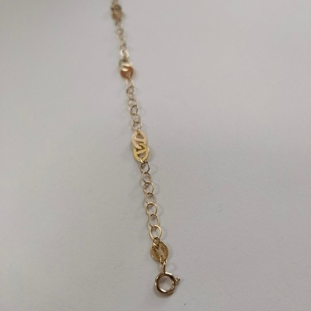 PULSERA TEJIDO ESPECIAL 14K 18 CM 1.5 GR (NUEVO)