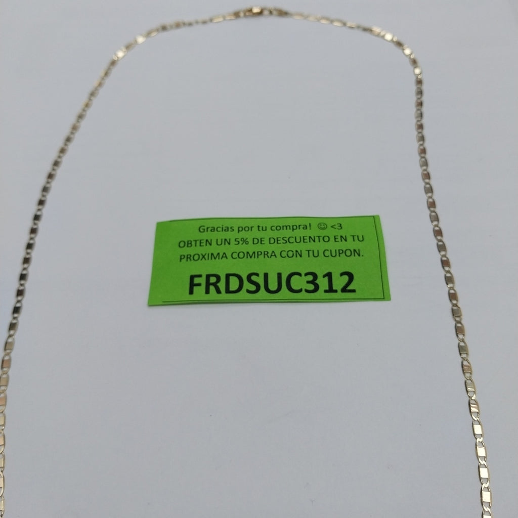 CADENA ESPEJO 14K 60 CM 5.5 GR (NUEVO)