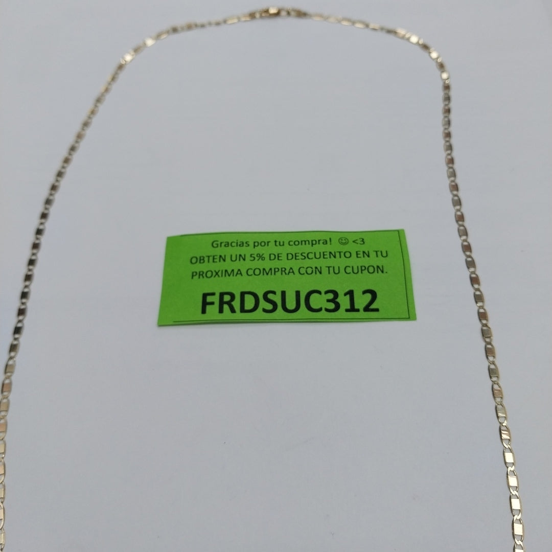 CADENA ESPEJO 14K 60 CM 5.5 GR (NUEVO)