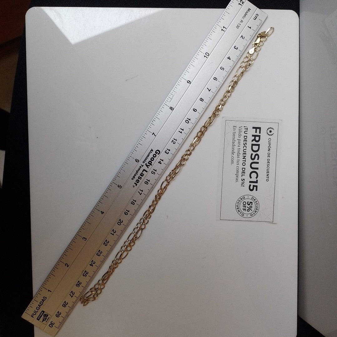 CADENA ORO,RODIADO 10 K 9,40 GRMS (SEMINUEVO)