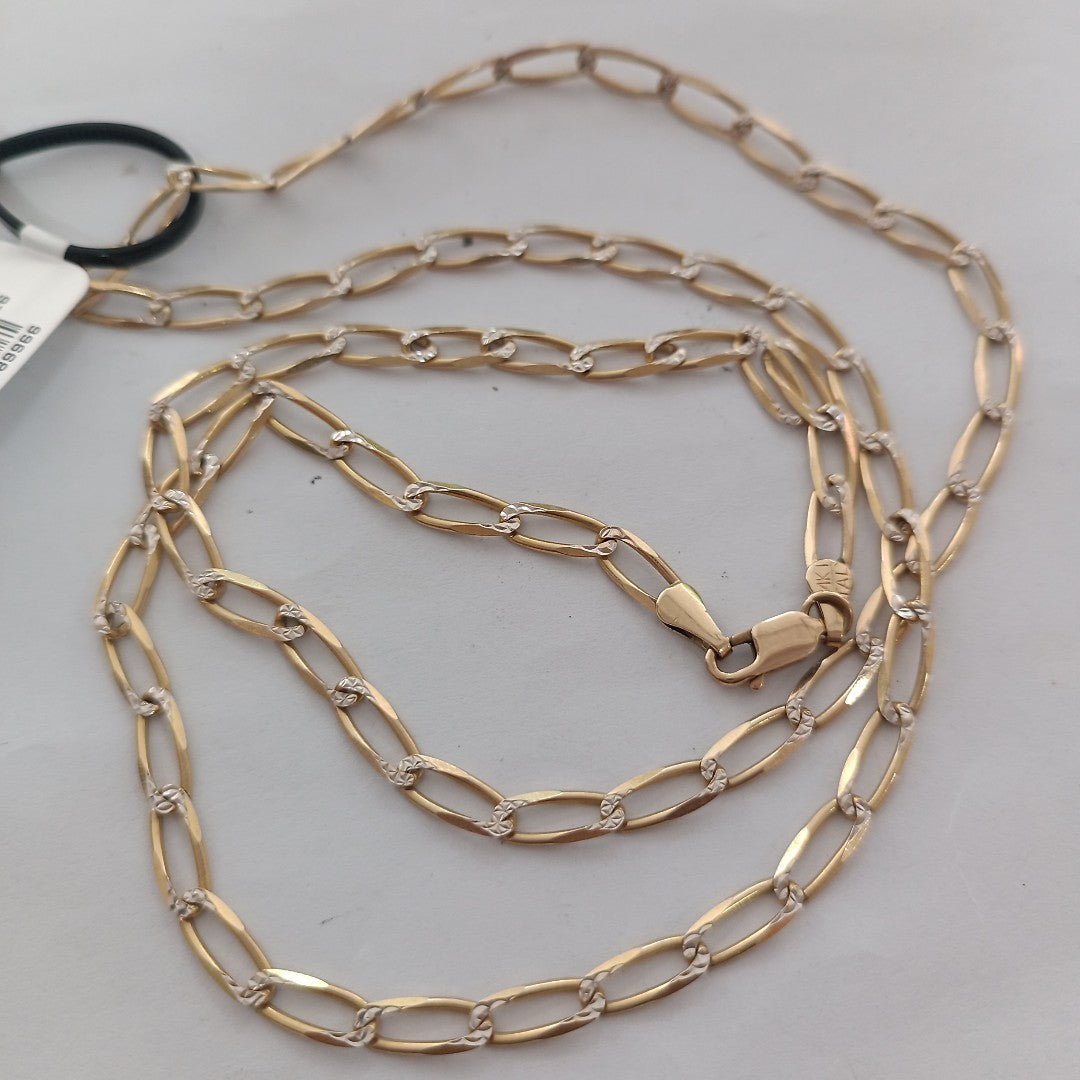 CADENA ORO, RODIADO 14 K 16.6 GRMS (SEMINUEVO)