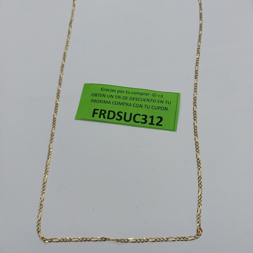 CADENA 3X1 DIAMANTADA 14K 60 CM 5.1 GR (NUEVO)