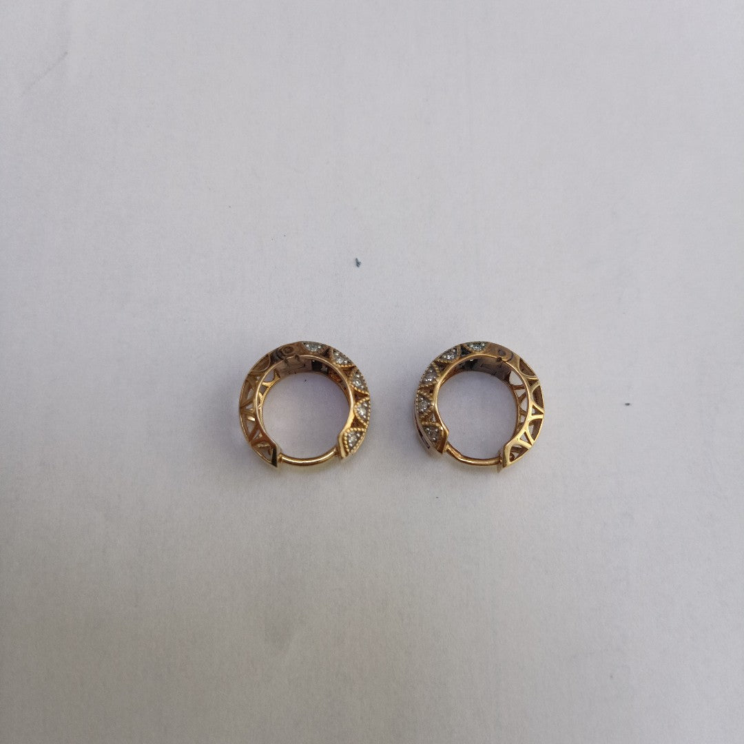 ARETES PAR ORO 14 K 5,80 GRMS (SEMINUEVO)
