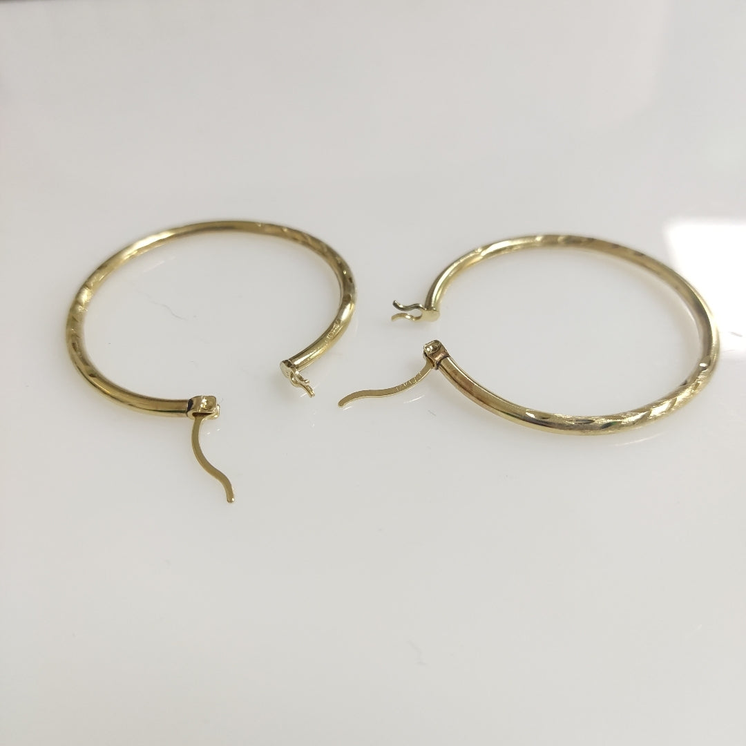 ARRACADAS PAR ORO 14 K 2,90 GRMS (SEMINUEVO)