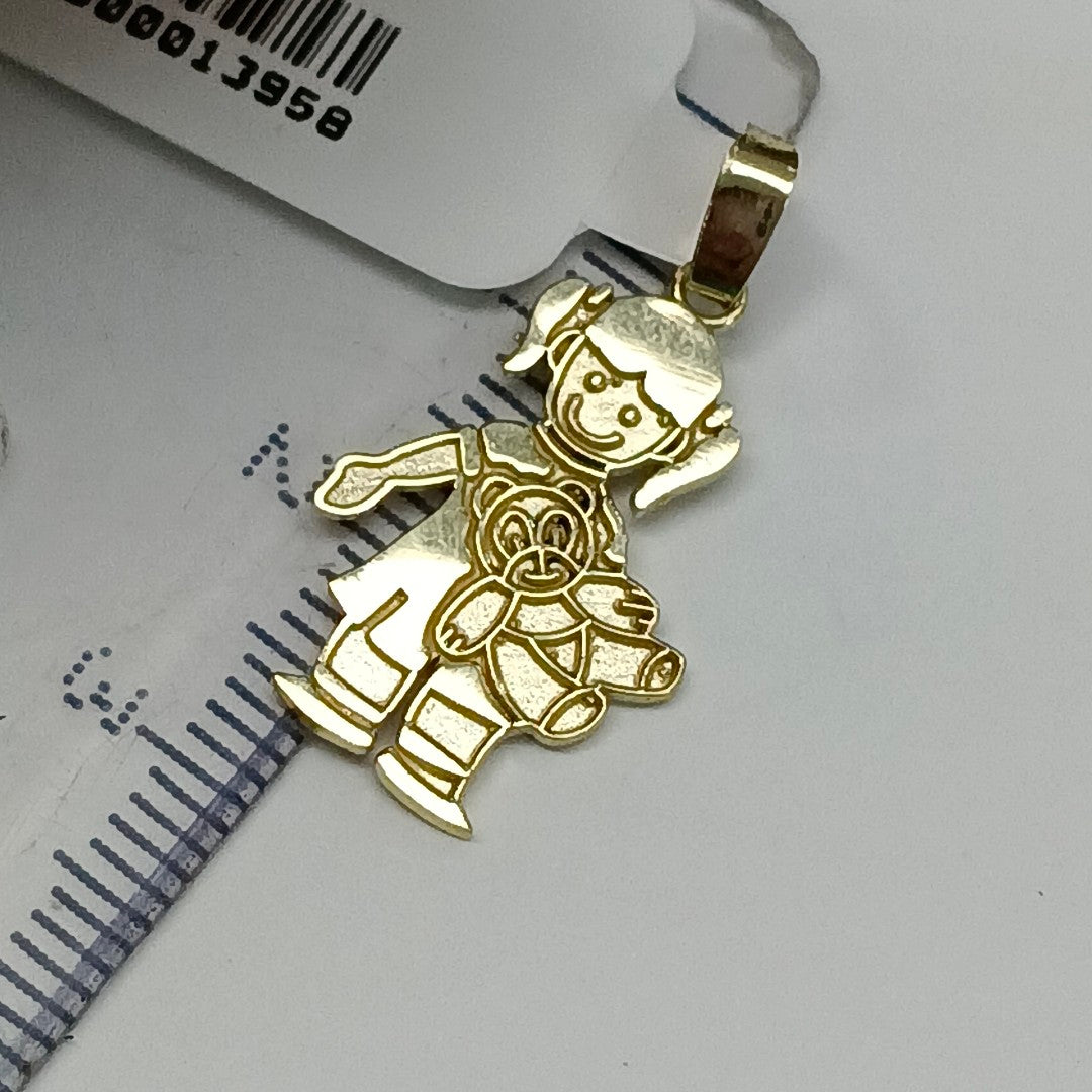 DIJE NIÑA 10K 1 GR (NUEVO)
