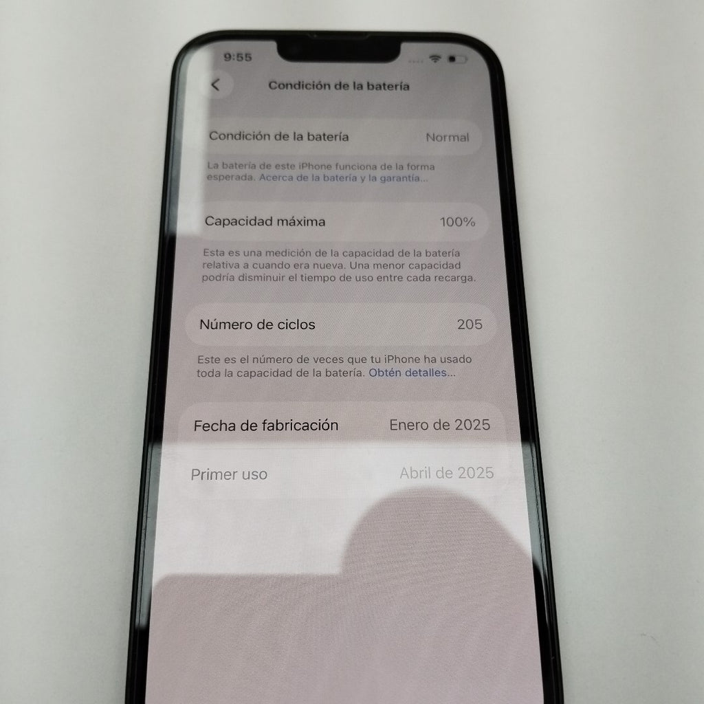 CELULAR APPLE IPHONE 16E A3408 (2025) 128 GB 8 GB RAM (SEMINUEVO)