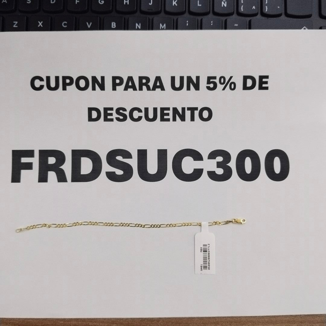 PULSERA 3X1 10K 18 CM 1.6 GR (NUEVO)