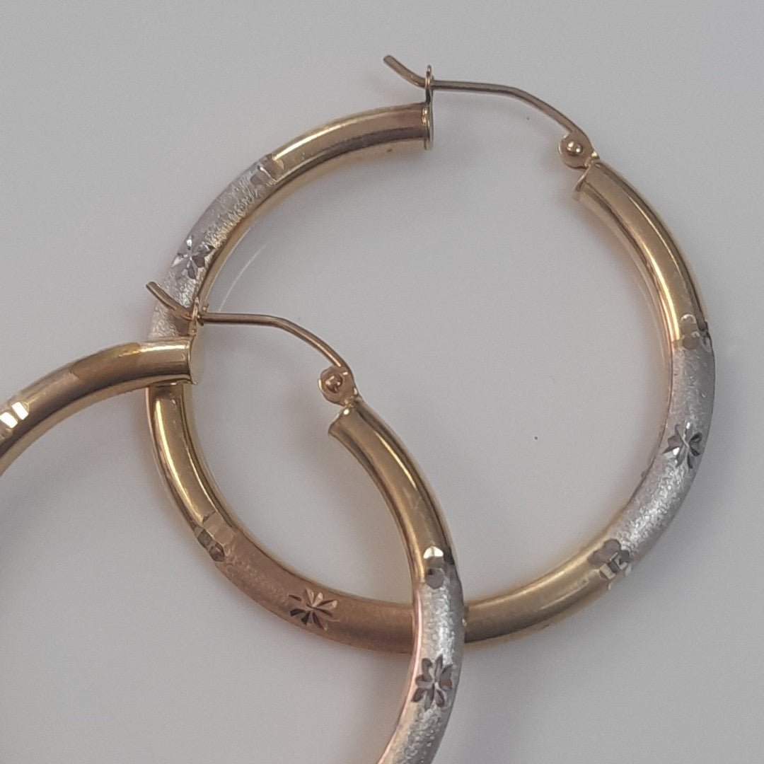 ARRACADAS PAR ORO 14 K 3 GRMS (SEMINUEVO)