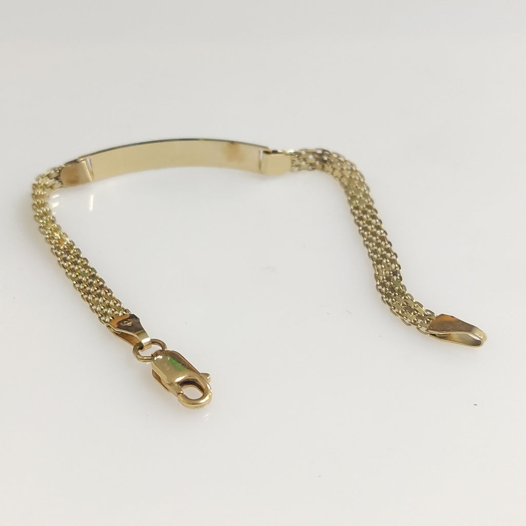 ESCLAVA ORO,ORO COMBINADO 14 K 4,10 GRMS (SEMINUEVO)