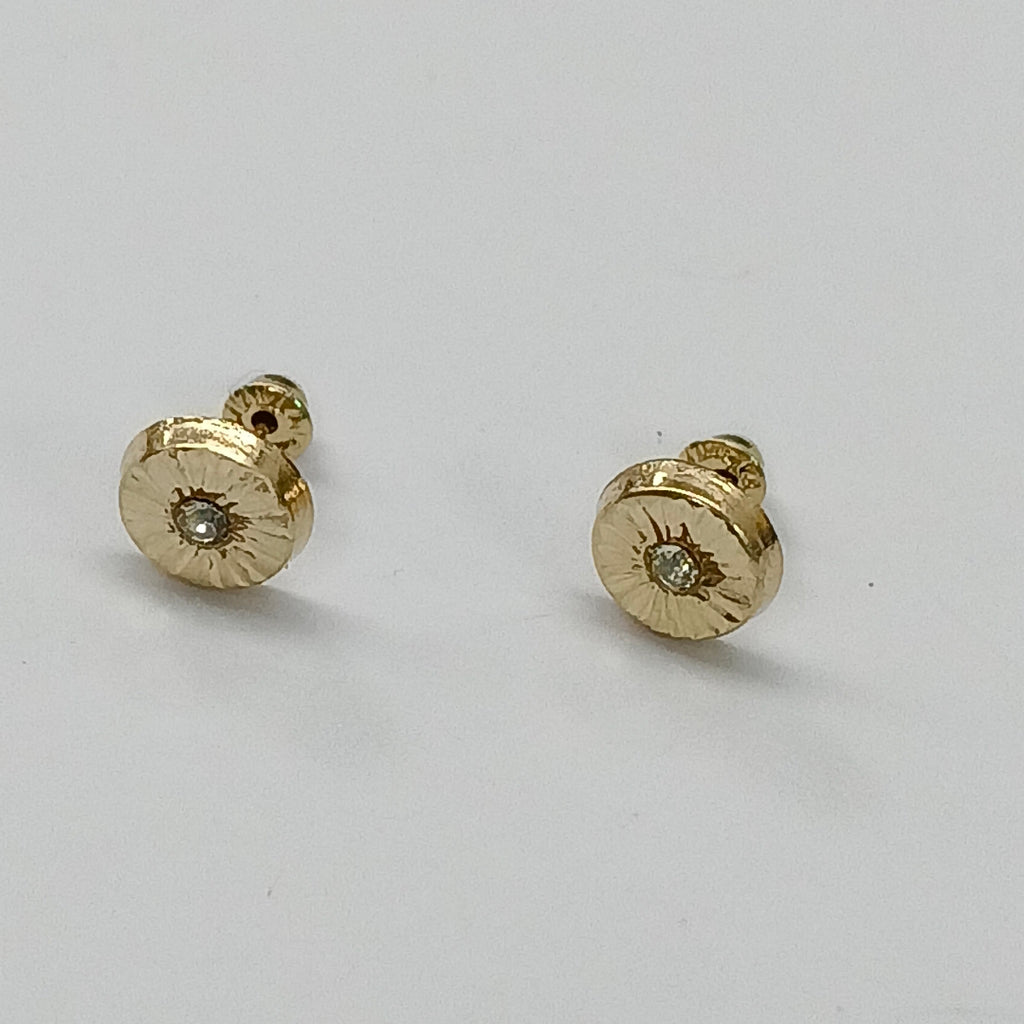 BROQUELES BROQUEL FIG BOTON C CIRCONIA 14K 0.2916 GR (NUEVO)