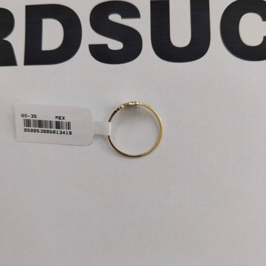ANILLOS ANILLITO 10K TALLA 9 1 GR (NUEVO)