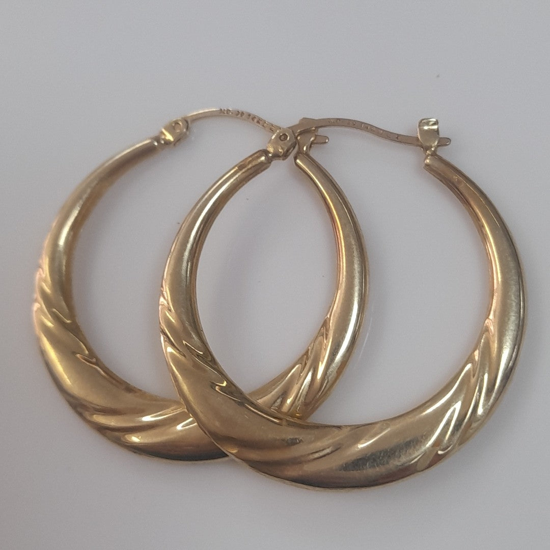ARRACADAS PAR ORO 14 K 3.5 GRMS (SEMINUEVO)