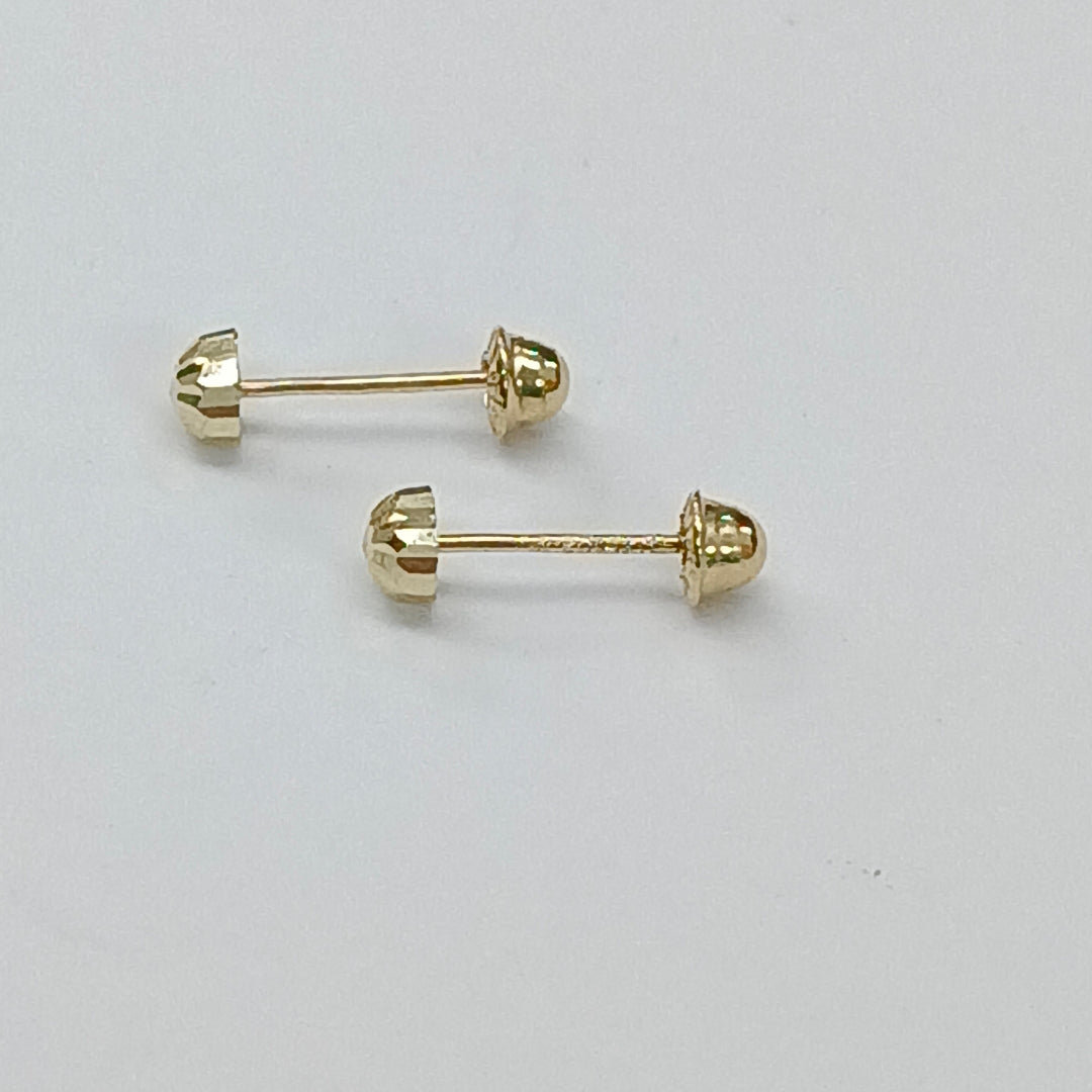 BROQUELES BROQUEL FIG HONGO 14K 0.17 GR (NUEVO)