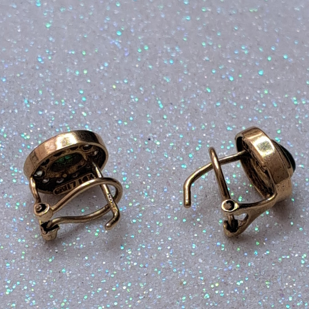ARRACADAS PAR ORO 14 K 3,30 GRMS (SEMINUEVO)