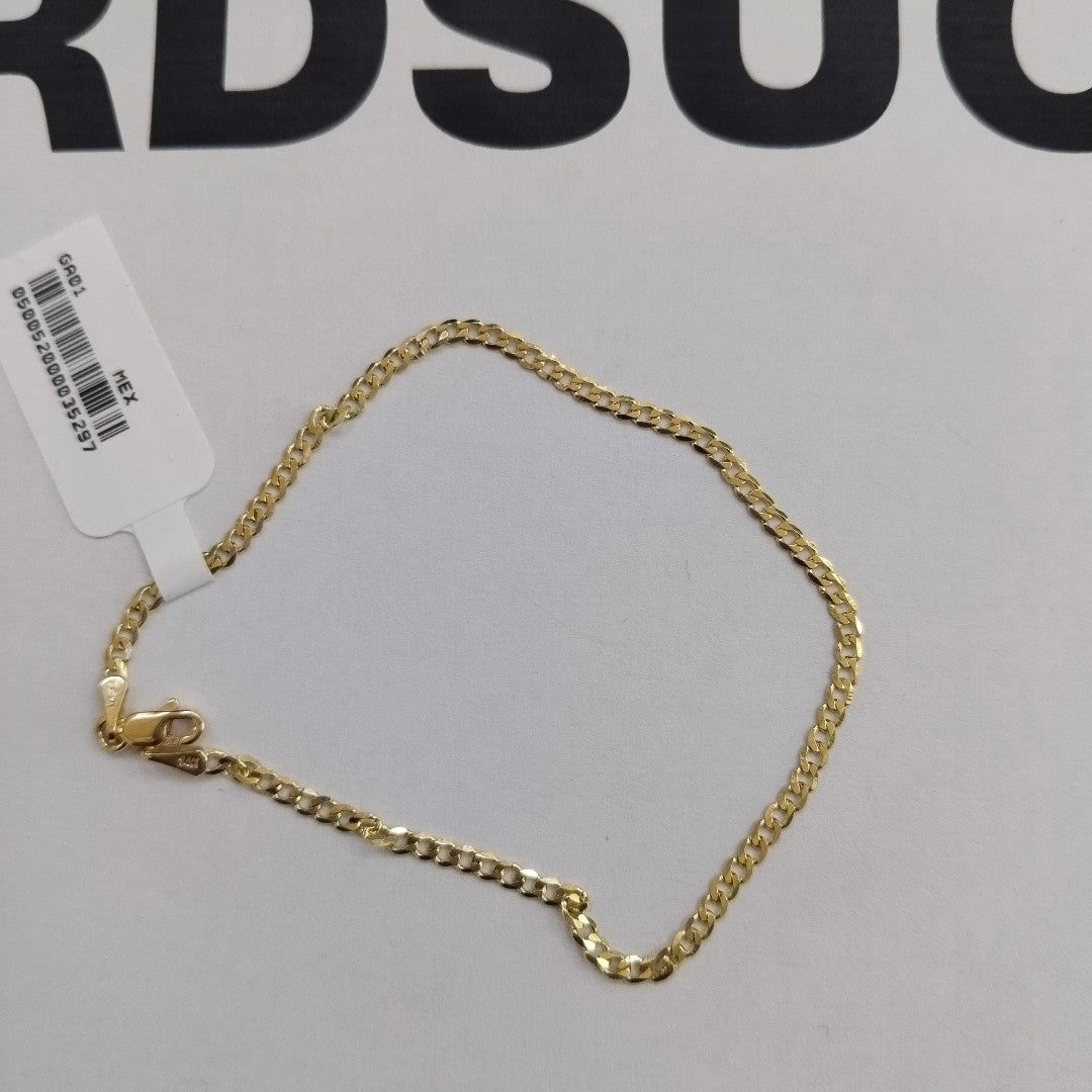 PULSERA BARBADA 14K 21 CM 2.3 GR (NUEVO)